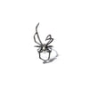 Black Veil + AO Mini Spider ring in sterling silver or 10k gold