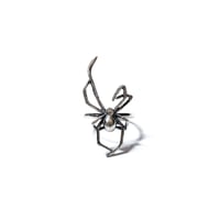 Image 1 of Black Veil + AO Mini Spider ring in sterling silver or 10k gold