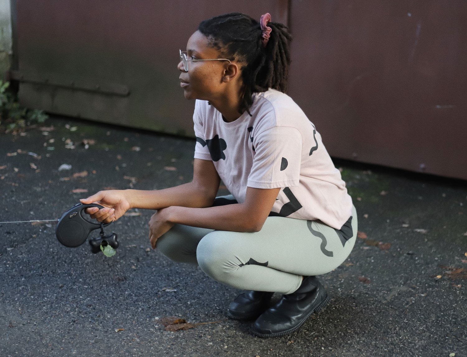 Image of DUSTY GREEN LEGGINGS