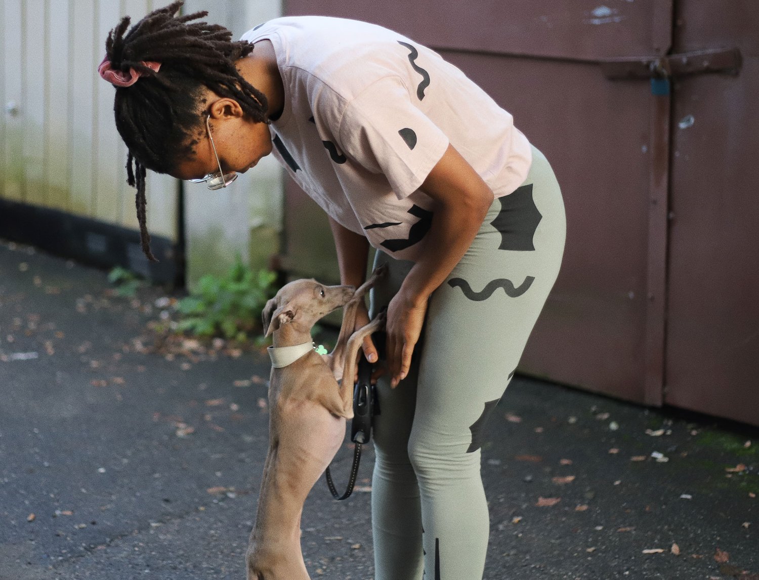 Image of DUSTY GREEN LEGGINGS