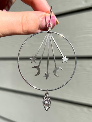 shooting star earrings