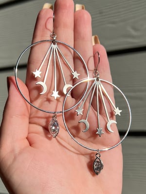 shooting star earrings