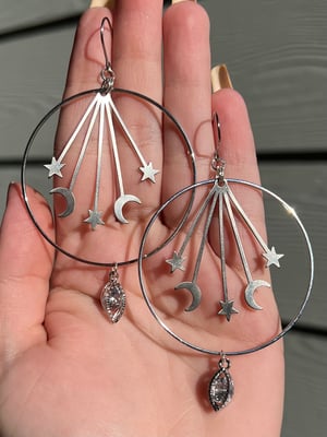 shooting star earrings