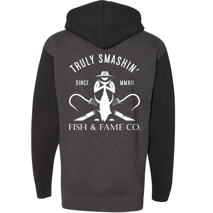 Image of Truly Smashin’ Pullover (BLK/BLK HTHR)