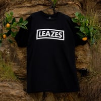 Leazes Tee - Front Logo - BLACK