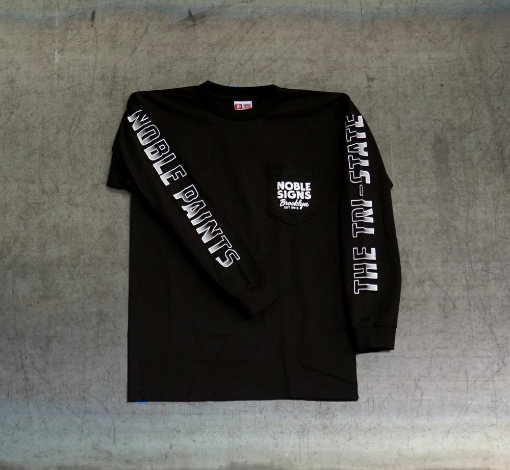 Noble Signs Official “Shop” Long Sleeve (Black)