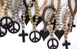 Image of Mini Love Beads - CROSS (metal)