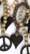 Mini Love Beads - HEART (metal)