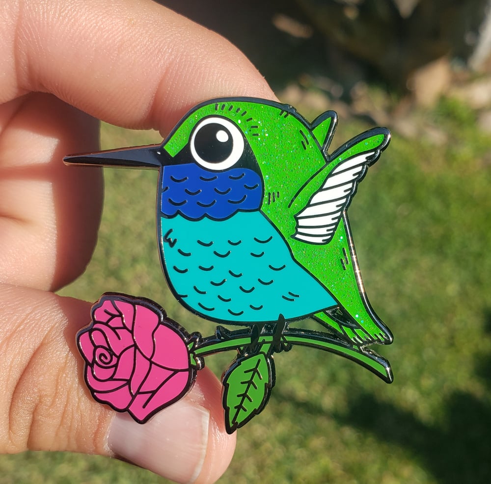 Colibrí Enamel Pin