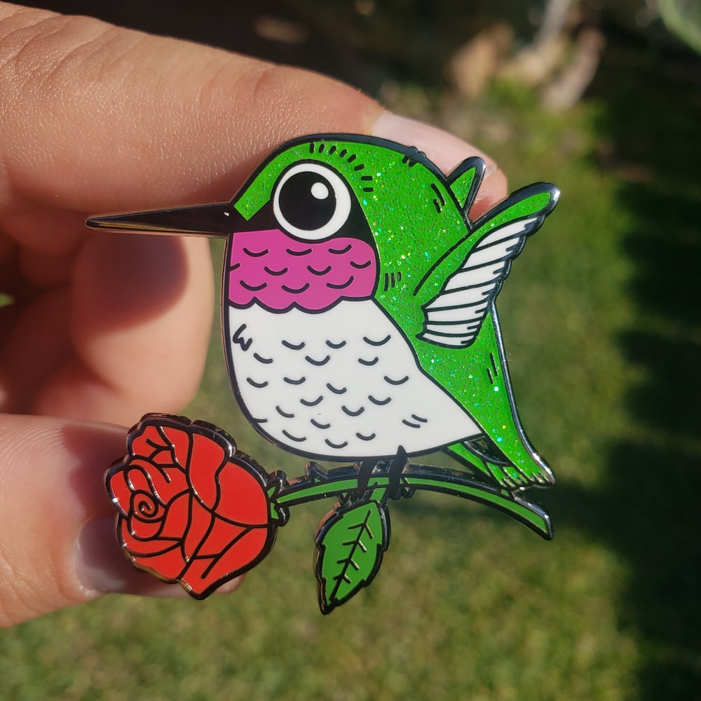 Colibrí Enamel Pin
