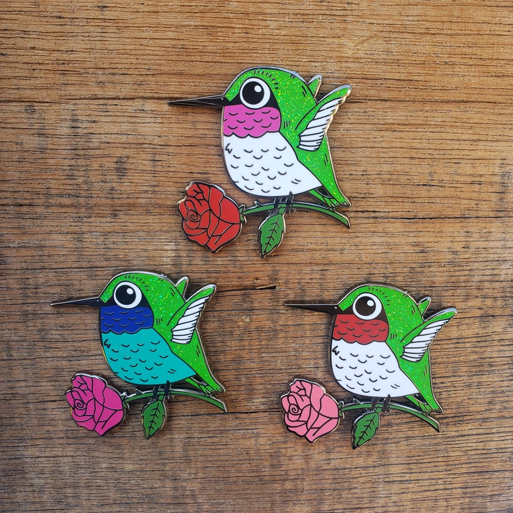 Colibrí Enamel Pin