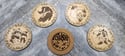 Woodland Critters Coaster Set (5pcs)
