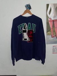 Image 1 of incel patchwork crewneck XL