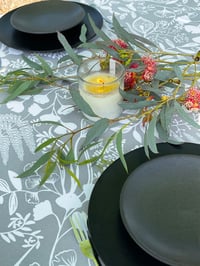 Image 2 of Tablecloth - Grey Fern