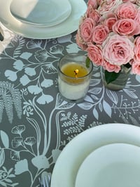 Image 3 of Tablecloth - Grey Fern