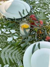 Image 2 of Tablecloth - Green Fern