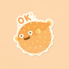 OK Pufferfish Sticker