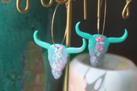 Image 1 of skull hoops 