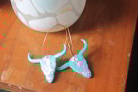 Image 3 of skull hoops 