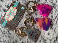 Image 4 of Cow tag keychains 