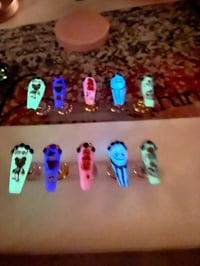 Image 4 of  GLOW IN DARK SIMPLE HALLOWEEN PRESS ONS 