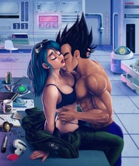 Lab Painting Print