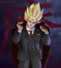 Majin Suit Print