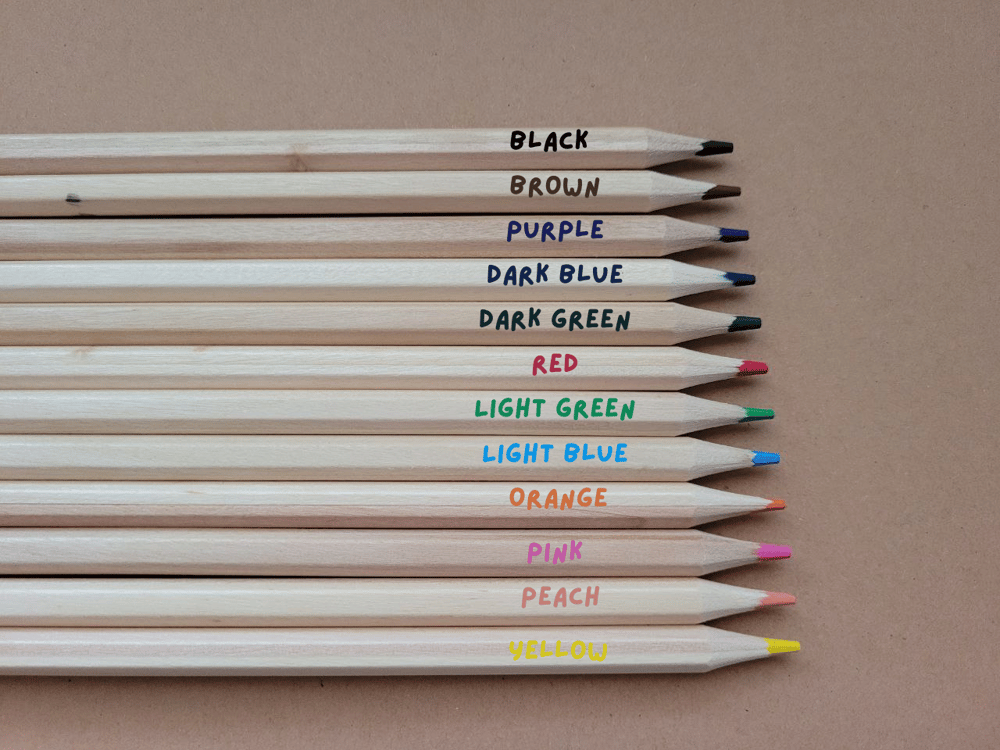 Customised Colour Pencils