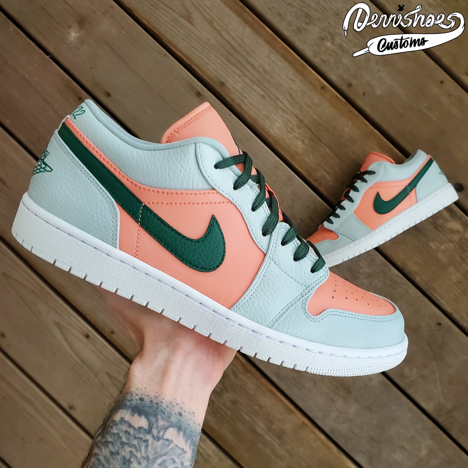 Jordan 1 cheap low custom