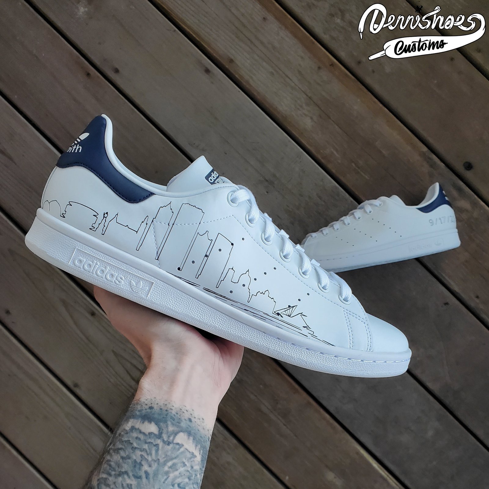 Custom Hand Painted Made To Order Adidas Stan Smith Shoes Men