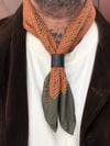 THE TALIESIN SCARF (GREEN / OCHRE)