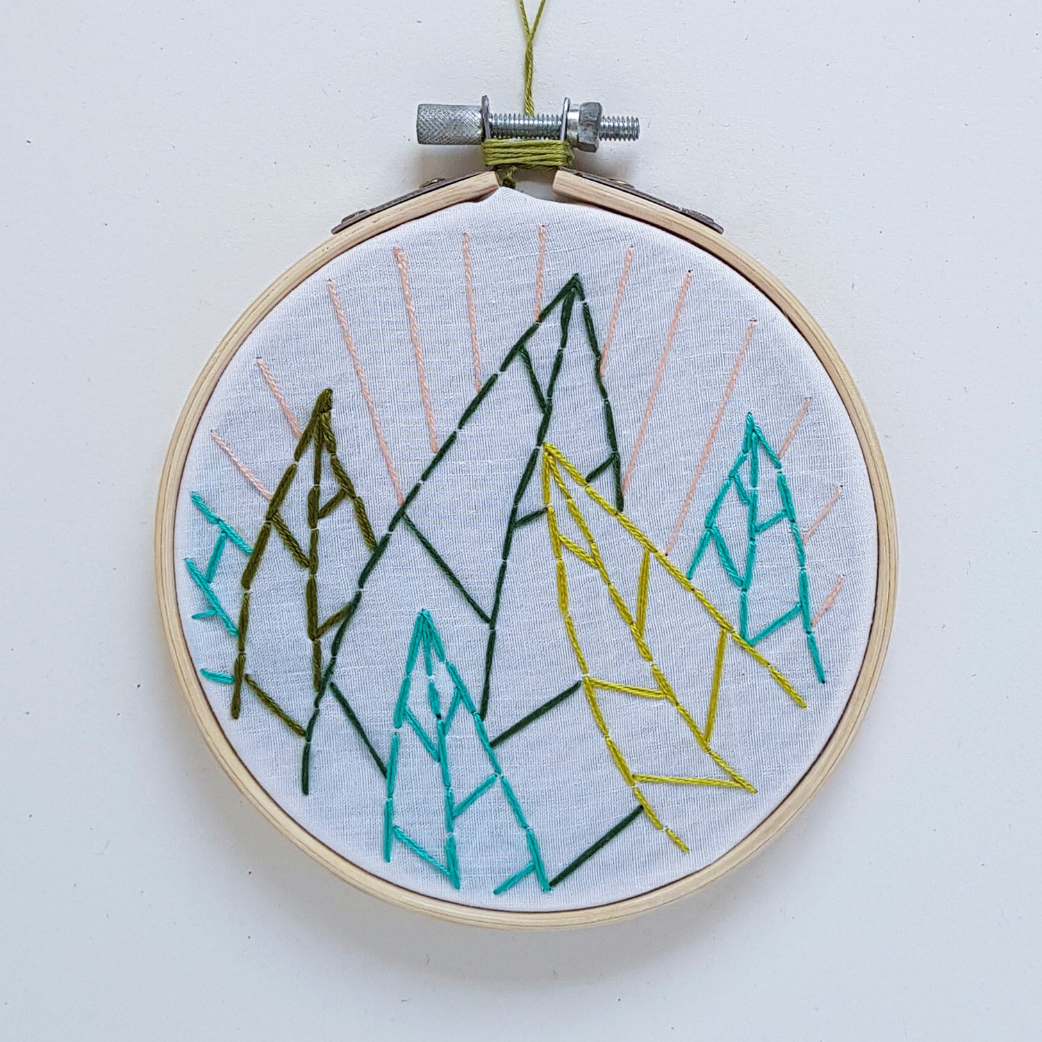 EMBROIDERED LEAVES (11cm)