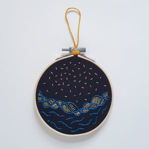 EMBROIDERED STARRED NIGHT (11cm)