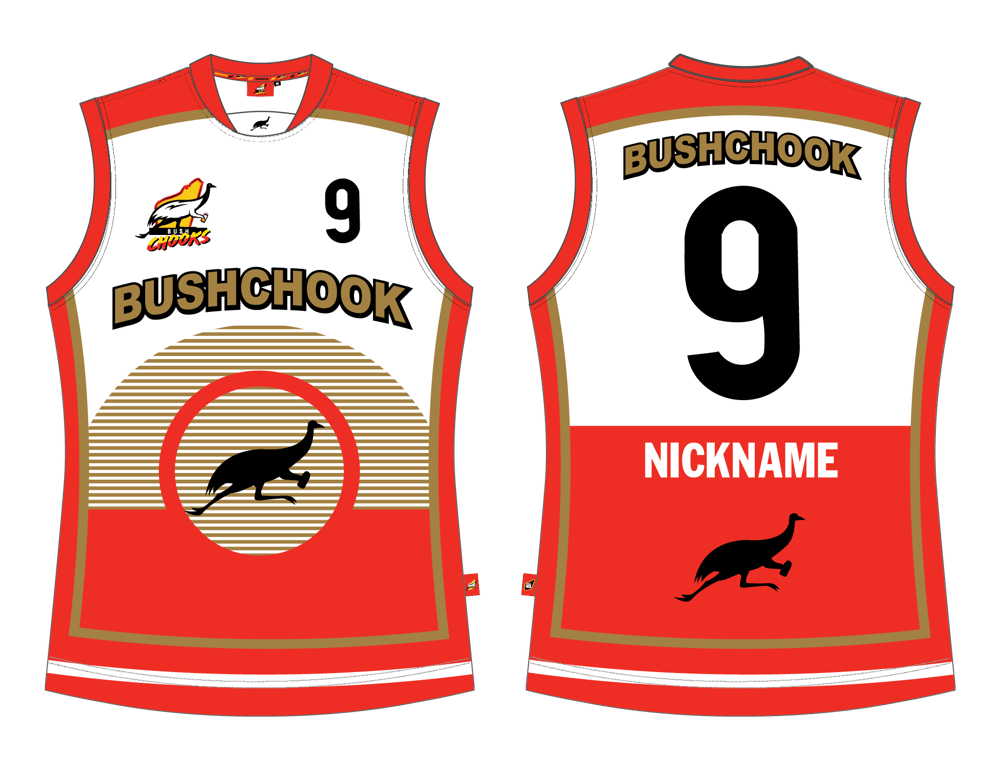 Image of Retro Bushchook Footy Jumper