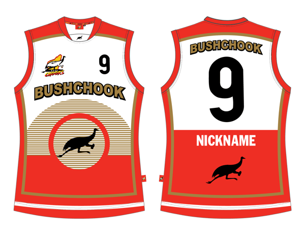 Image of Retro Bushchook Footy Jumper