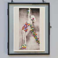 Image 3 of Floral Marilyn giclee print 