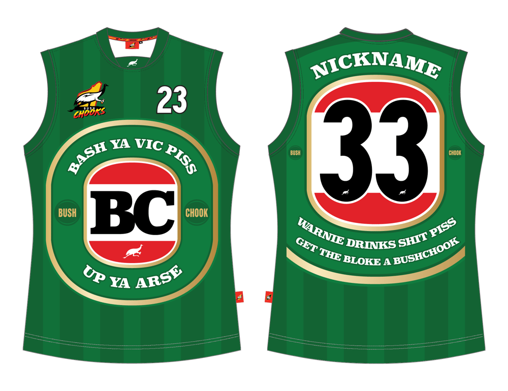Image of Bushchook "BC" Footy Jumper