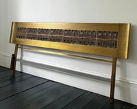 Image 3 of Brass & Bronze Headboard - Model Janette - by Frigerio