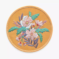 Image 4 of Yellow Blossom 5" Botanical Embroidery Kit