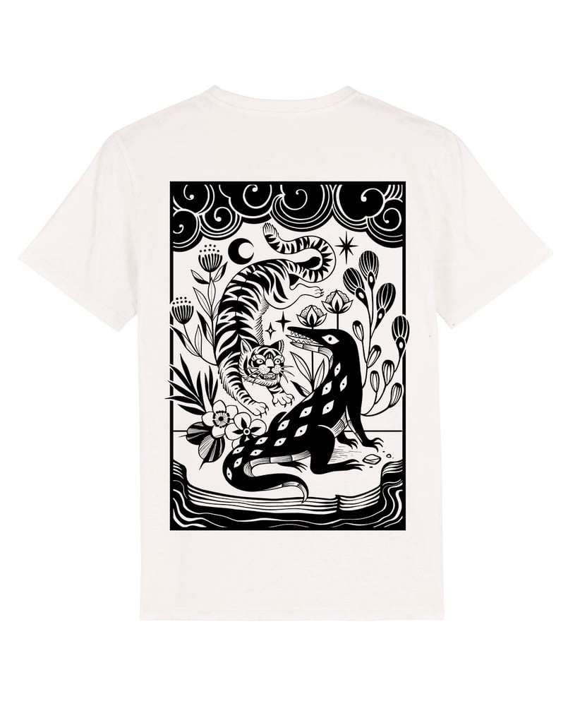 Image of Tshirt - Tiger and Crocodile