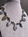 Image of PERUVIAN OPAL AND SWAROVSKI NECKLACE SET