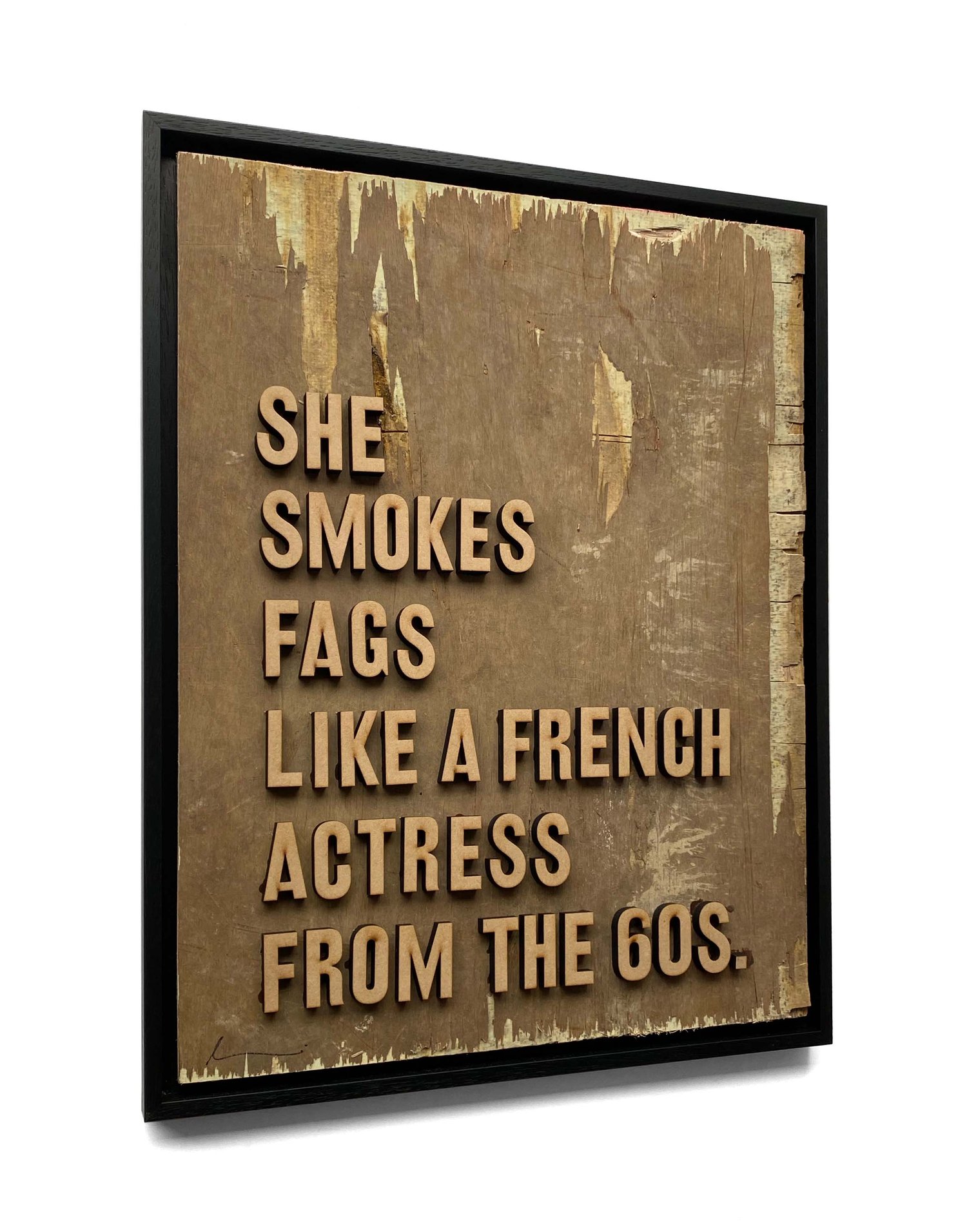 Image of 'She smokes fags like a french actress from the 60's.'  by Hackney Dave