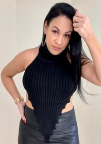 Image 1 of ASYMMETRICAL BACKLESS TOP