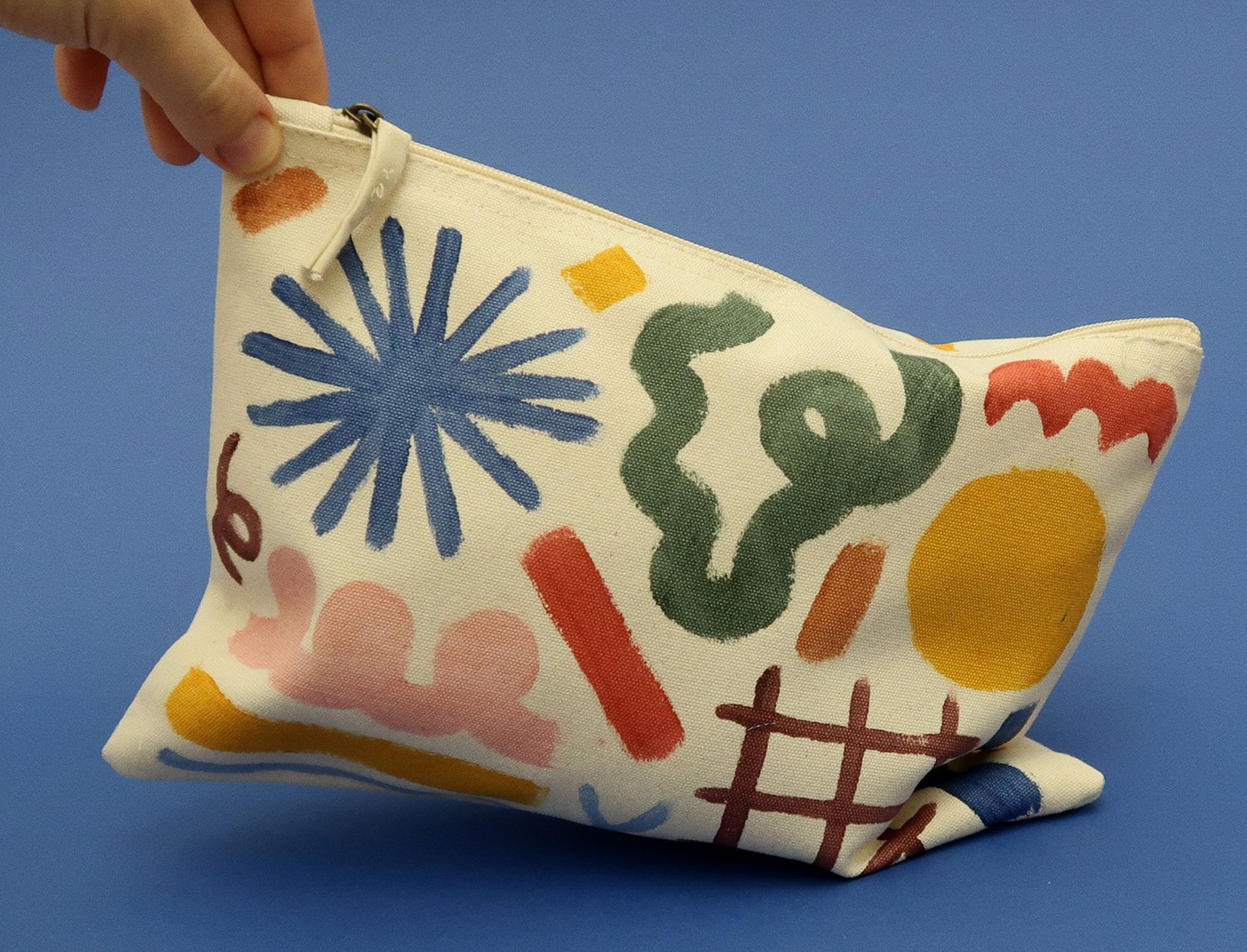 Image of PAINTED COTTON POCKET