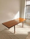 //VENDIDA//  MESA DE MADERA EXTENSIBLE, AÑOS 70