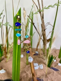 Image 2 of Amal Enamel Drop Earrings