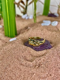 Image 2 of Vernetta 18K Gold Textured Statement Ring