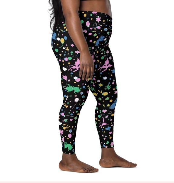 Loony Balloony Crossover leggings with pockets