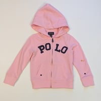 Image 1 of Girls Polo Zip Up Hoodie