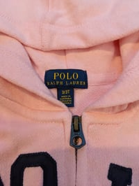 Image 5 of Girls Polo Zip Up Hoodie